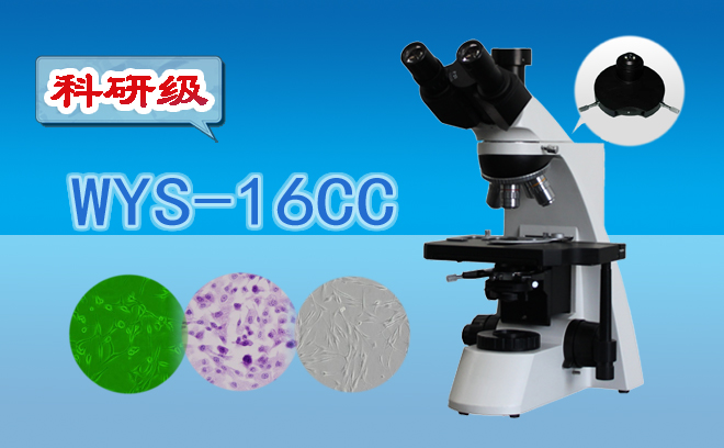 科研级三目相衬显微镜WYS-16CC